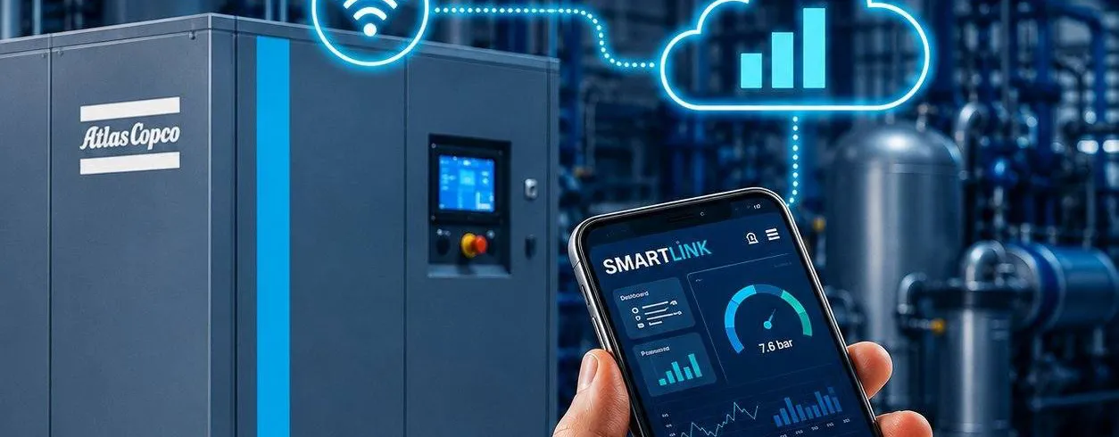 SmartLink là gì? Giải pháp quản lý khí nén thông minh từ Atlas Copco