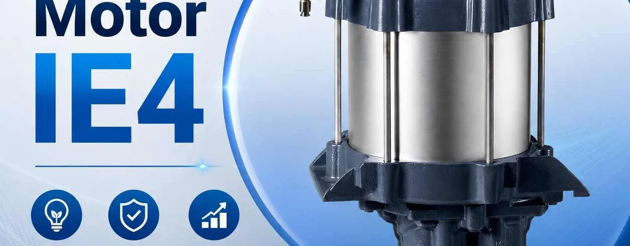 Motor IE4 là gì? Ưu điểm motor IE4 trong máy nén khí Atlas Copco